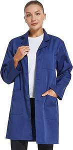 Uniformes de hospital personalizados Batas de laboratorio Clínica Doctor Bata de Laboratorio Profesional Estándar para mujeres Hombres de manga larga - Product Image 5