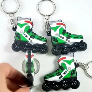 promotion gifts soft pvc keychain / shoes shape key ring