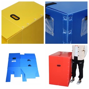 Hygienic Virgin PP Storage Bins with Handles Waterproof Corrugated <strong>Plastic</strong> <strong>Totes</strong> for Food &amp; Pharma Logistics - Product Image 4