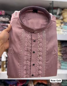 ชุดคุर्ตา ปาจามา ของอินเดียและปากีสถานสำหรับงานแต่งงาน ราคาไม่แพง ชุดคุर्ตา ปาจามาสำหรับผู้ชาย - Product Image 6