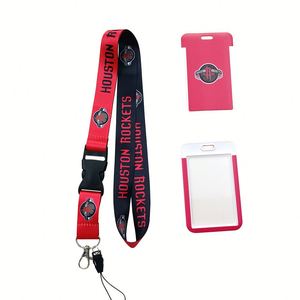Porte-badge d'identification de basketball personnalisé avec cordon, étui rigide en plastique pour le travail, l'école, les cartes de proximité et les licences - Product Image 4