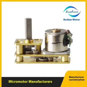 Moteur pas à pas hybride PM inversé 1024 boîte de vitesses 10mm engrenage pas à pas sortie co-directionnelle engrenage à vis sans fin vertical DC 3-24V - Product Image 5