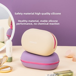 <strong>Large</strong> Capacity Portable Silicone Toiletry <strong>Bag</strong> Waterproof Makeup Organizer Dustproof Cover Cute Classic Style Travel <strong>Storage</strong> <strong>Bag</strong> - Product Image 5