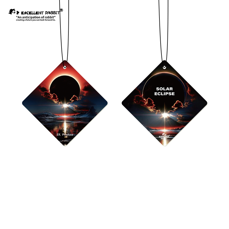 Carte désodorisante pour voiture Éclipse Solaire