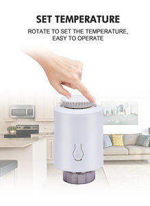 <span class=keywords><strong>Válvula</strong></span> <span class=keywords><strong>Termostática</strong></span> para <span class=keywords><strong>Radiador</strong></span> TRV Zigbee con Control por Aplicación Tuya ME167, <span class=keywords><strong>Precio</strong></span> de Fábrica, para Piezas de Calefacción por Suelo Radiante - Product Image 4