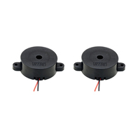 Petit buzzer piézoélectrique actif 95 dB, 2700 Hz, 12 V, boîtier PPO pour produits électriques et haut-parleurs