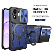 Coque de protection antichute Lichicase avec motif CD et cache-objectif coulissant pour Honor X7E X6E X7E Plus