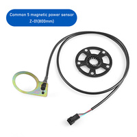Capteur de vitesse simple Double Hall Vélo électrique E-bike 5/8/12 Aimant Split Disk Pedal Assistant Sensor Système PAS DIY Part