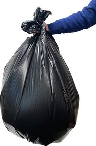 Bolsas de Basura Negras Desechables de LDPE, Bolsas de Residuos Domésticas de Alta Calidad, 25-50 unidades/rollo - Product Image 5