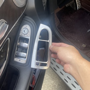 Xingbaiwang <b>Window</b> Switch <b>Panel</b> Trim Strip Stainless Steel For Mercedes-Benz W205 C-Class X253 GLC - Product Image 1