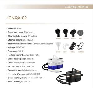 Limpiador <span class=keywords><strong>a</strong></span> <span class=keywords><strong>Vapor</strong></span> Eléctrico Multiusos GNQX-02 de 1500W |   Limpiador de Alta Presión 10 en 1 para <span class=keywords><strong>Limpieza</strong></span> Profunda en el Hogar y Hoteles - Product Image 5