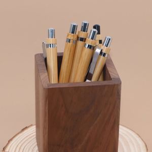 Classic Recycled Bamboo Custom Logo Ball <b>Pen</b>-Refillable Eco-Friendly Promotional Office Supply - Product Image 2
