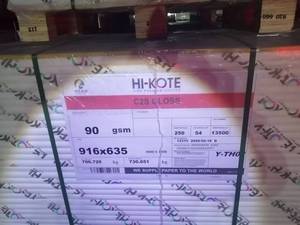 Papier d'art de haute qualité, double face couché brillant ou mat, résistant à l'humidité, marque APP Hi <span class=keywords><strong>Kote</strong></span>, C2S pour impression offset - Product Image 2