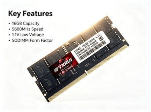 Memoria RAM DDR5 de alta velocidad OEM/Txrui de 16GB y 5600mhz para juegos, RAM DDR5 para portátil OEM Txrui DDR5 SODIMM, memoria DDR5 - Product Image 2