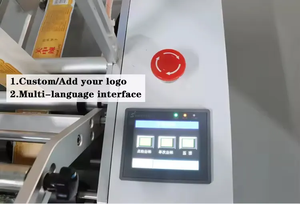 Nhãn Dán Nhãn Dính Chai Thủy Tinh FK603 Máy In Nhãn Lọ Có Mã Hóa Bằng Nhựa Tròn Bán Tự Động Trong Suốt - Product Image 4