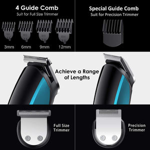 FANKE メンズヘアクリッパー カスタマイズ 5-in-1 USB充電式コードレスヘアトリマーセット - Product Image 5