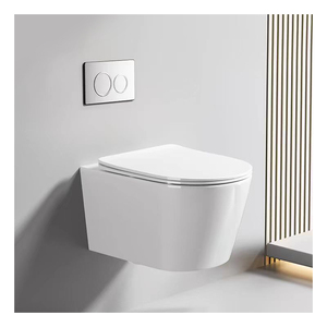 Sanitari di alta qualità P-trappola di <span class=keywords><strong>scarico</strong></span> galleggiante wc e <span class=keywords><strong>lavandino</strong></span> combinato bagno appeso a parete con struttura per cisterna - Product Image 6