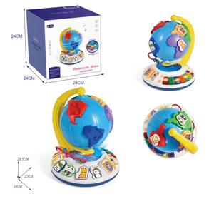 Globo Terráqueo Interactivo Educativo Montessori Chengji con Luz y Música para Niños - Product Image 4