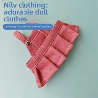 Onlycute Potato Girls 24cm Potato-style Doll Outfit Denim Suspender Dress Set 14 Years Multiple Colors