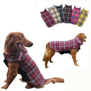Waterdichte Hond Kleding Warme Winter Huisdier Jas Plaid Huisdier Kleding Jas - Product Image 1