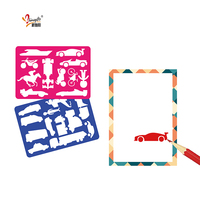 Pochoirs de dessin Set Safe Non-toxic Plastic Stencil Painting and Drawing Stencils Template
