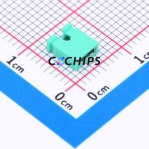 HC-JP254-1-60-OP-V-G1 Shorting Cap / Jumper Cap P=2.54mm Connector 1x2 2.54mm Open Top Type 3A - Product Image 1