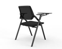 Chaise de formation empilable avec tablette d'écriture, fabrication OEM/ODM, chaise de conférence en maille durable pour la formation et les séminaires d'entreprise