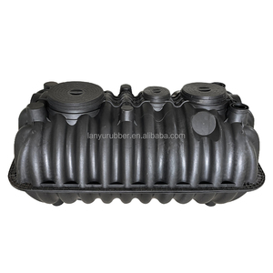 Système de fosse septique souterraine à trois compartiments détachable en HDPE de 2000 litres, fosse septique en plastique PE pour toilettes - Product Image 2