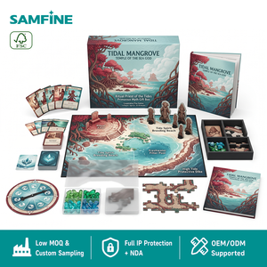<span class=keywords><strong>Jeu</strong></span> de cartes <span class=keywords><strong>Escape</strong></span> Room avec fragments de carte SMETA 2-Pillar pour résolution de puzzles coopératifs, étui magnétique pour livre - Product Image 2