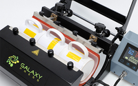 Galaxy Press Wholesale GS-205B Pro Ramslide Impresora de Sublimación Todo en Uno para DIY, Máquina de Prensa de Calor para Tazas y Vasos de 11oz, 30oz, 40oz