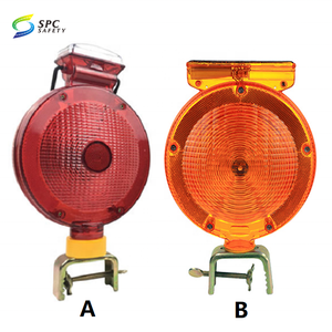 Nieuw Road Oprit Luchthaven Bouw Barricade Cone Led Knipperend Safety Strobe Lamp Solar Verkeerskegel Licht Toppers - Product Image 3