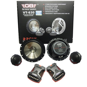 Sistema de Altavoces Estéreo para Auto GB VT-630 de 170 mm, 220 W de Potencia Máxima, Altavoces de Componentes de 4 Ohmios para Mejora de Audio Automotriz - Product Image 1