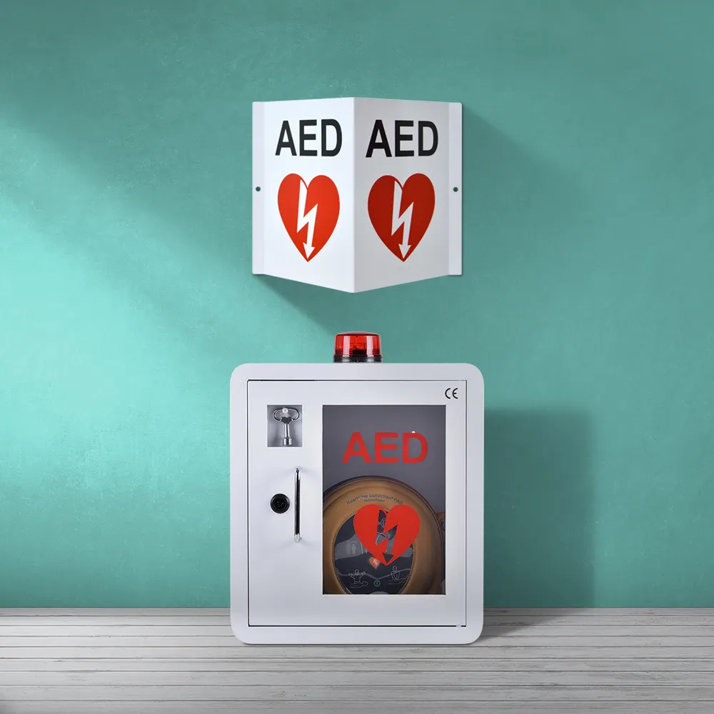 WAP-Health 3046 3D Type First Aid Safety Defibrillator Wall Mount AED Wall Sign