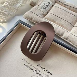 Pinzas Planas para el Pelo en Color Neutro Mate para Mujer, Pinza Plana Redonda para Recoger el Pelo - Product Image 6