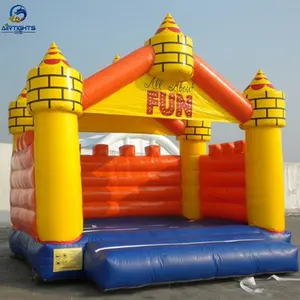 Affordable inflatable jumping fun castle, low price inflatable trampoline for kids