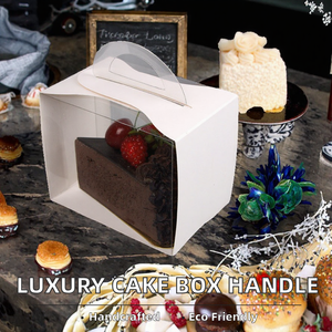 Boîte à gâteaux et biscuits rigides faites à la main Fundom, doublure en éponge, papier enduit, biodégradable, qualité alimentaire, forme personnalisable, finition vernie - Product Image 2