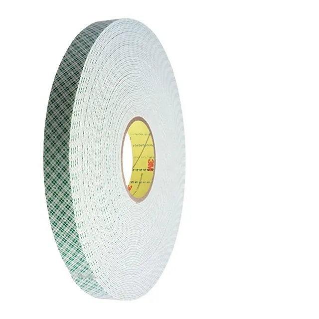 3M 4026 Double Coated Urethane Foam Tape , white, 1/16" Thick for Interior Mounting Applications