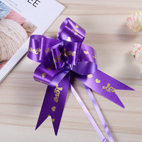 Groothandel trekkoord lint, bruiloft strik ornament voor autodeur, fruitmand & cadeau decoratie