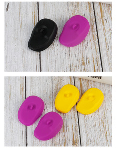 2 protectores profesionales para orejas para teñir el cabello en salón, múltiples opciones de color, previenen manchas, protectores de orejas para teñir el cabello, fácil aplicación. - Product Image 1