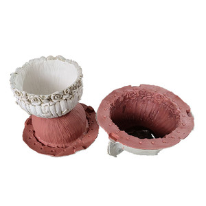 Ornamento da giardino <span class=keywords><strong>in</strong></span> Silicone stampi statua di <span class=keywords><strong>cemento</strong></span> <span class=keywords><strong>in</strong></span> fibra di vetro vaso di fiori utensili prodotto per la casa per la modellatura della scultura - Product Image 6