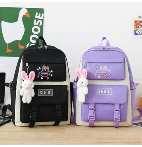 Venta al por mayor mochilas universitarias unisex de gran capacidad mochilas escolares multifuncionales para estudiantes adolescentes y niñas forro de nailon - Product Image 6
