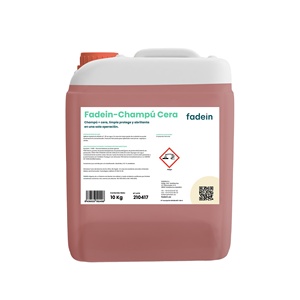 FADEIN CHAMPU CERA Champú y Cera para Limpieza de Autos - Limpia, Protege y Abrillanta en una Sola Operación, Rojo Acero Inoxidable - Product Image 1