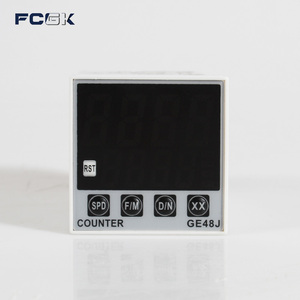 GE48J-8 8-Pin <strong>Digital</strong> Counter with <strong>Output</strong> <strong>Relay</strong> 24 to 240VAC/DC 50/60hz Sealed Protect Feature - Product Image 2