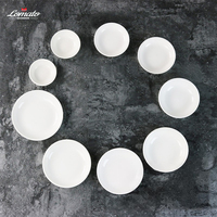 Plats à sauce en céramique jetables personnalisables, écologiques, en porcelaine classique, blancs, durables, de 2,75 à 5 pouces, pour hôtels et restaurants, vente en gros