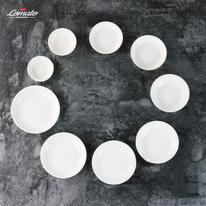 Mini-assiettes en céramique jetables personnalisables et écologiques, 2,75 à 5 pouces, plats à sauce en porcelaine blanche pour hôtels et restaurants (vente en gros) - Product Image 5