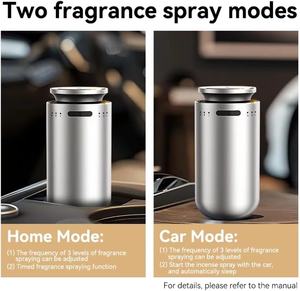 Lüks kablosuz saf uçucu yağ araba difüzör taşınabilir USB şarj edilebilir otomatik sprey susuz araba koku hava makinesi - Product Image 6
