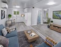 Kit préfabriqué modulaire en acier sur mesure, vente directe usine, écologique pour une utilisation durable