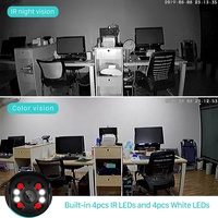 BESDER 4X Zoom numérique AI détection humaine PTZ extérieur Wifi caméra IP Surveillance 1080P HD vitesse dôme PTZ caméra sans fil