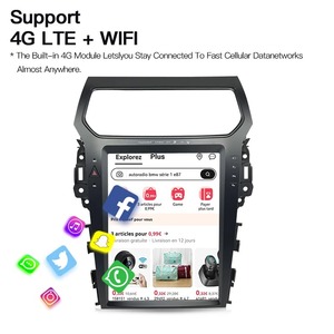 Pour Ford <span class=keywords><strong>Explorer</strong></span> 2011-2019 Autoradio Android14 Écran vertical Style Lecteur multimédia Carplay Auto DSP GPS Navi 4G - Product Image 5
