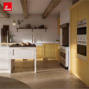 Ensemble de rangement de cuisine complet en bois <span class=keywords><strong>gris</strong></span> avec garde-manger <span class=keywords><strong>et</strong></span> évier, prix d'usine Alland China, panneau HDF, USA - Product Image 5